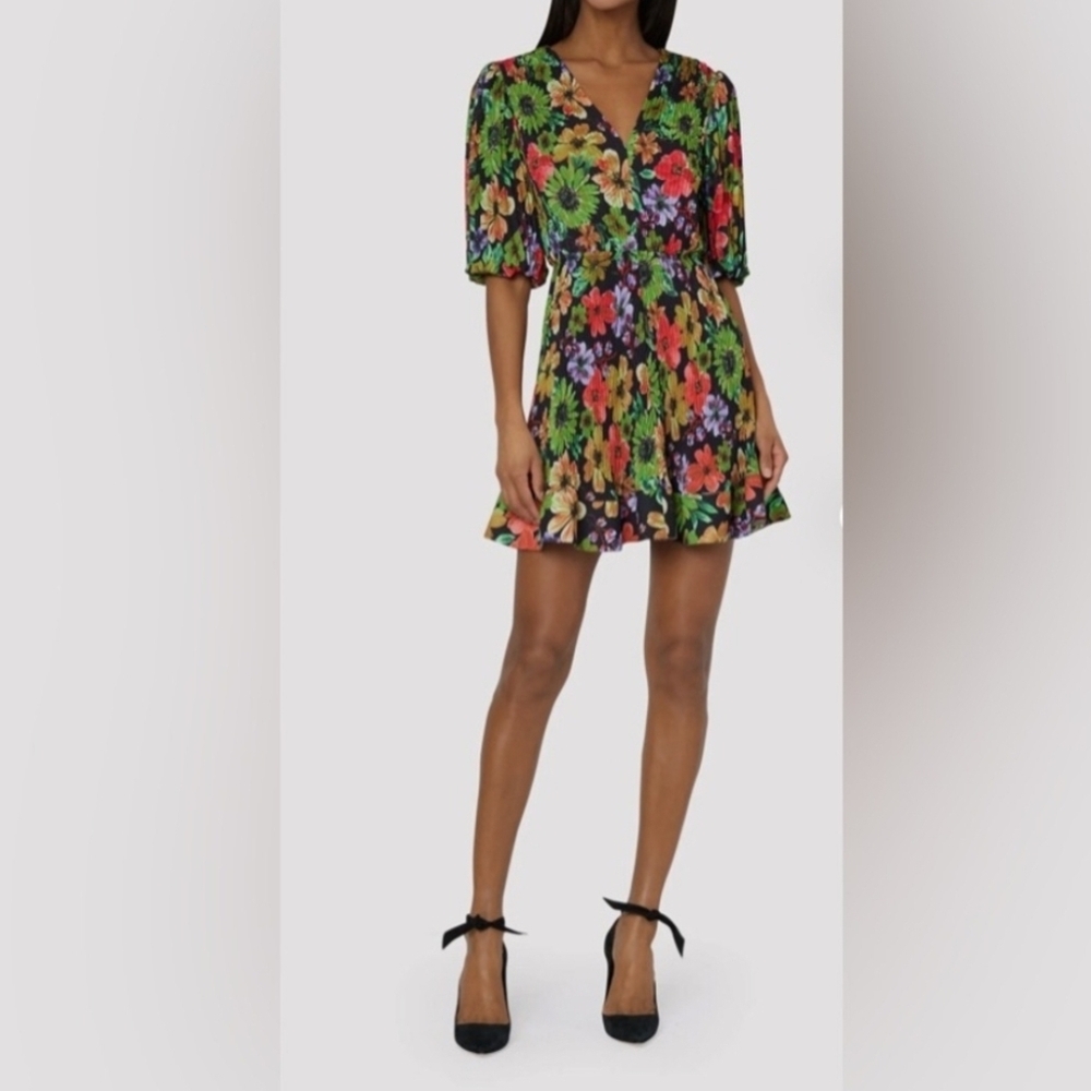 Floral V-Neck Dress